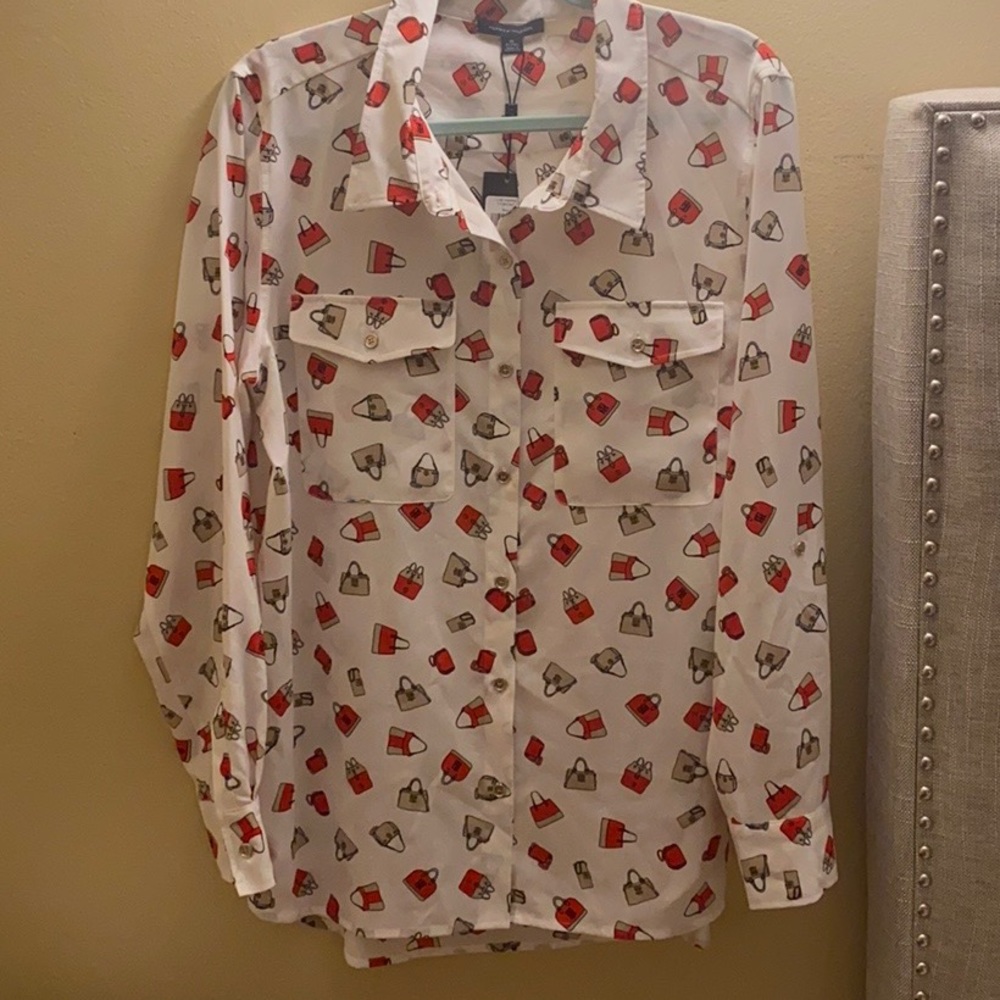Tommy Hilfiger button up blouse.